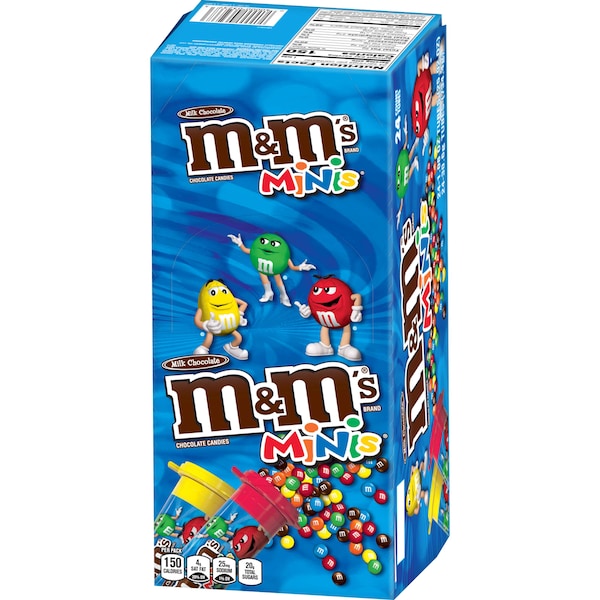 M&Ms M&M's Milk Chocolate M&M Mini Tubes 1.08 oz., PK288 108283 | Zoro